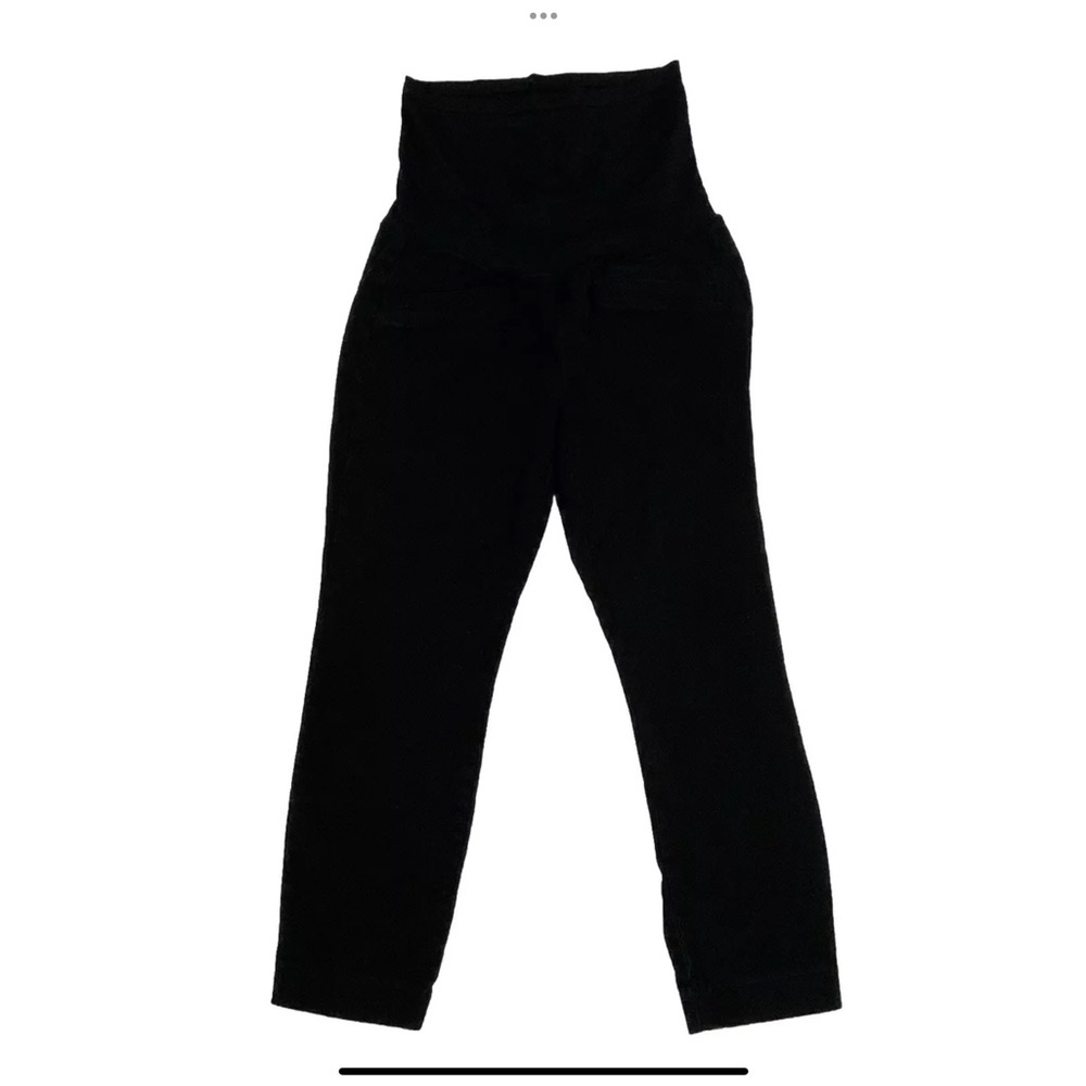 Gap Maternity Jeans Sz 4 Short 
Signature Skinny Ankle Stretch Full Panel Black
